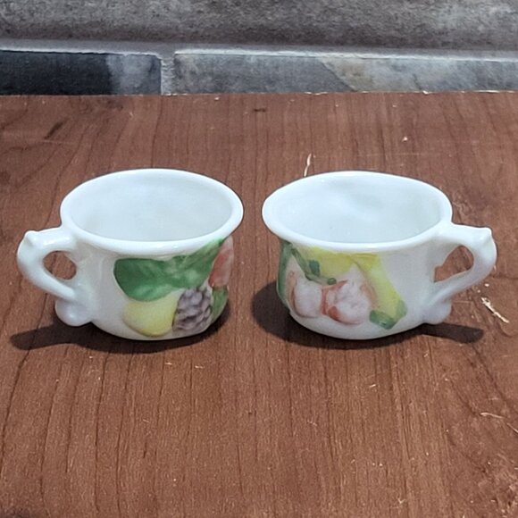 Vintage Miniature Porcelain Fruit Tea Set - Picture 13 of 14